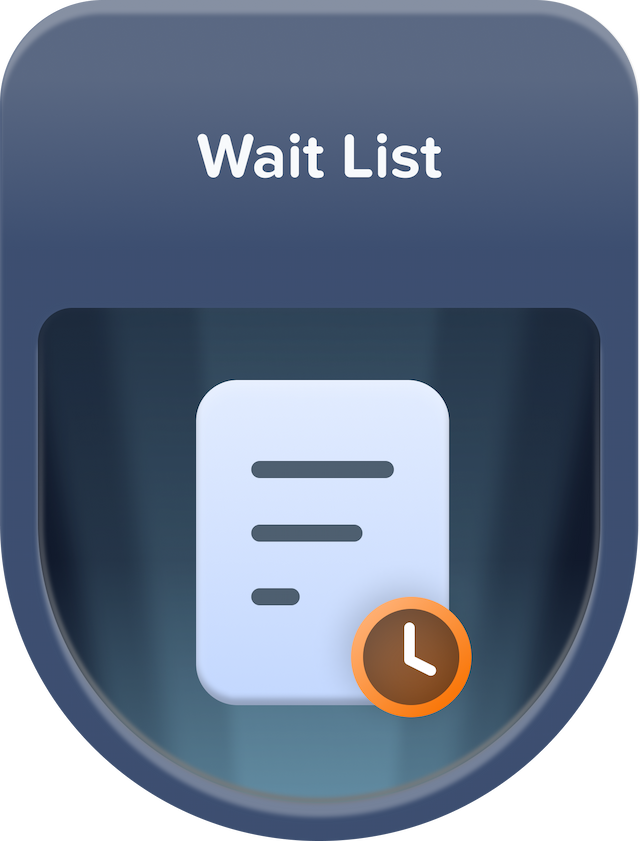 waitlist badge